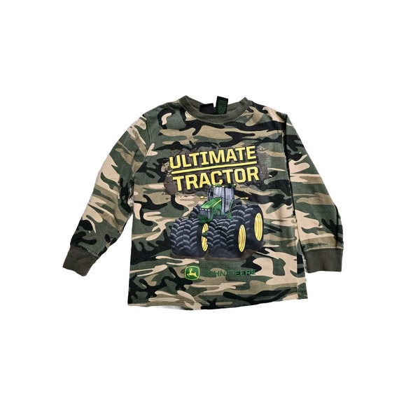 John Deere Other - John Deere 5 Tee Tractor Camo Dirt Mud Farm Camouflage Shirt